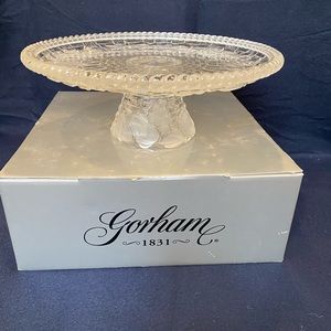 Gotham Crystal Cake Plate